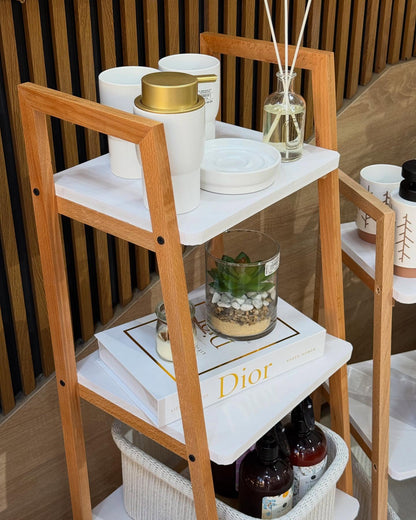 Modern 4-Tier Wooden Shelf