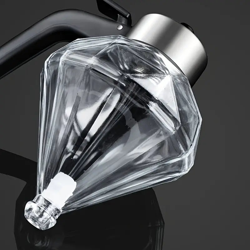  Transparent Glass Honey Dispenser