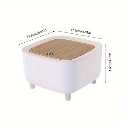 Mini Trash Can with Lid