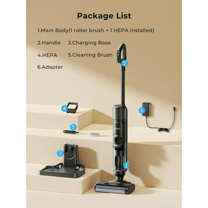 Laresar M3 Cordless Wet Dry Vacuum Mop