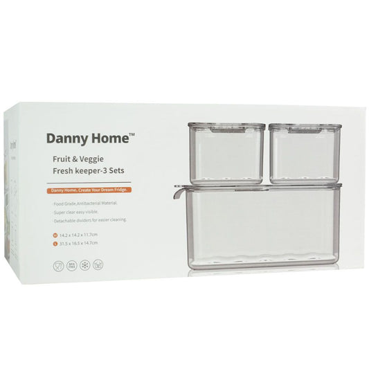 Danny Home Fruit & Veggie Fresh keeper Set of 3