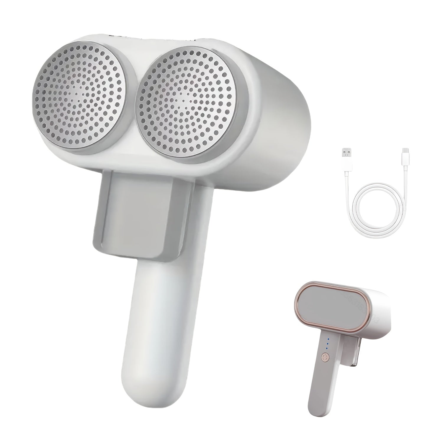 Dual-Head Rechargeable Lint Remover