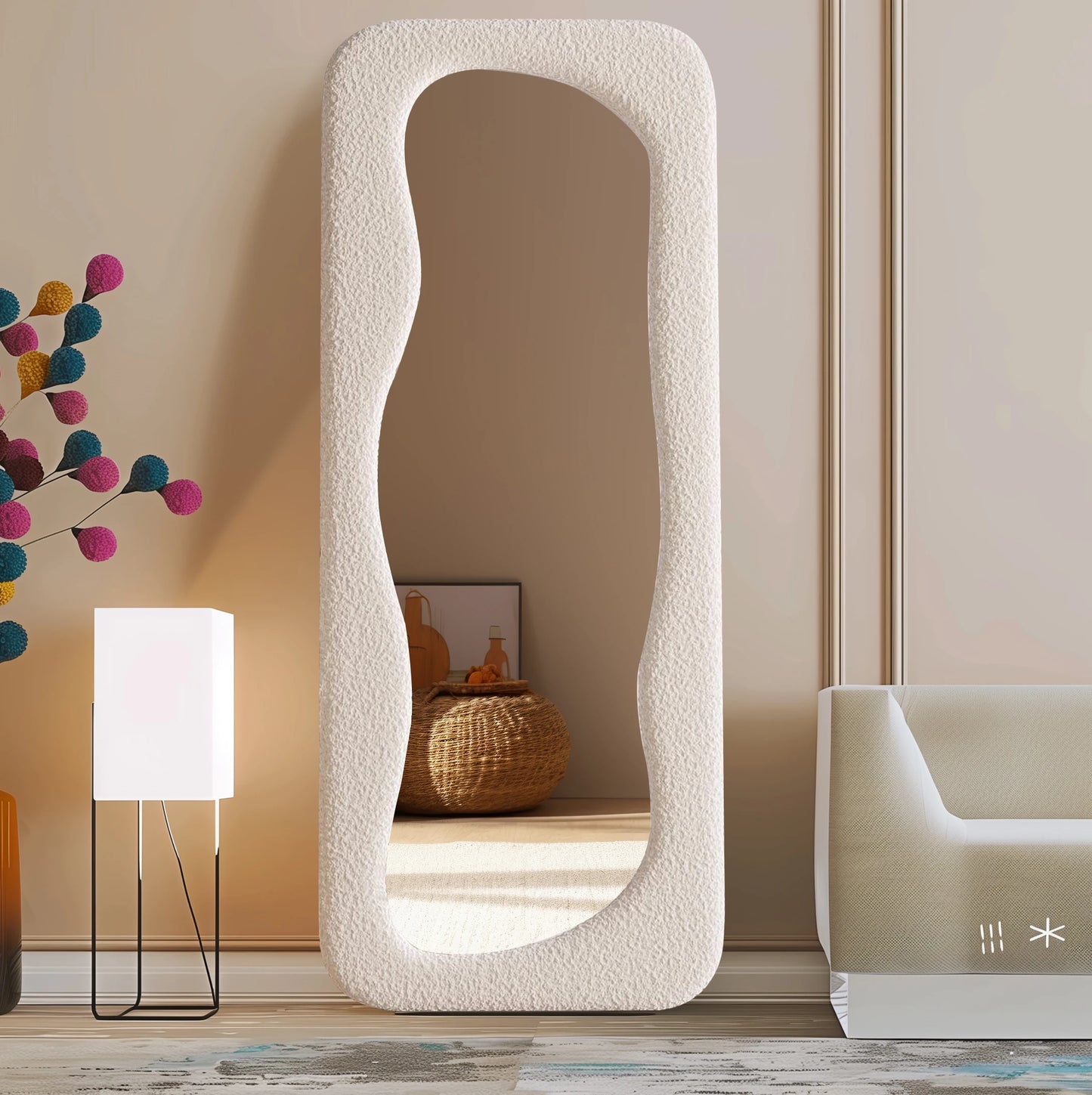 Full-Length Leaning Mirror