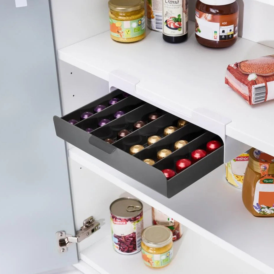 Livarno home Under-Shelf Drawer for Coffee Capsules