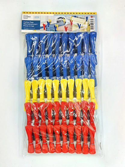 LIVARNO home Soft-Grip Clothes Pegs (50 Pack)