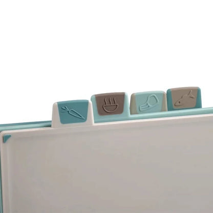 4-Piece Chopping Board Set with Storage Stand