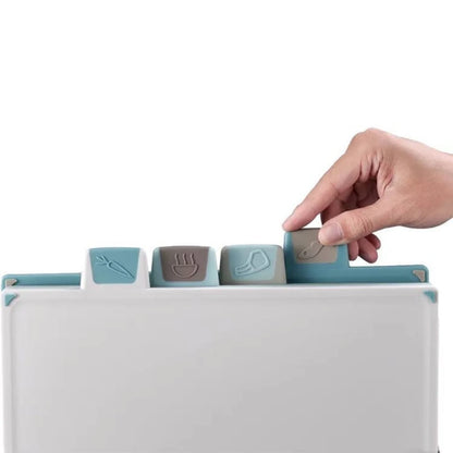 4-Piece Chopping Board Set with Storage Stand