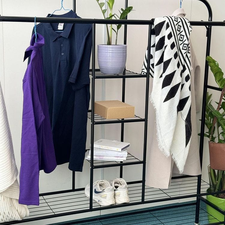 Heavy-Duty Open Wardrobe Closet