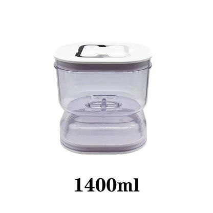 GeBe Sealed Pickle Jar With exhaust valve and timeline