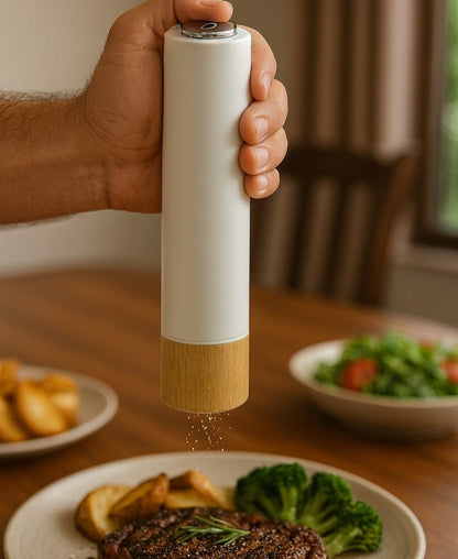 QUIGG Electric Salt & Pepper Mill