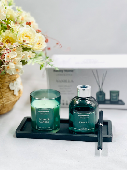 Danny Home™ Vanilla Fragrance Diffuser and Scented Candle Set