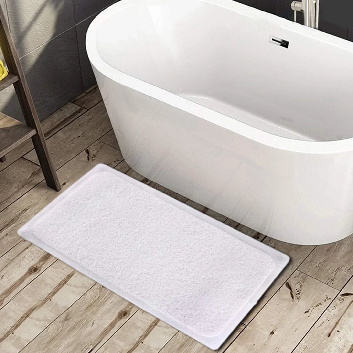 Anti‑Slip Loofah Shower Rug