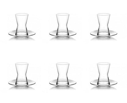 Turkish Tea Glasses 6 pcs Set