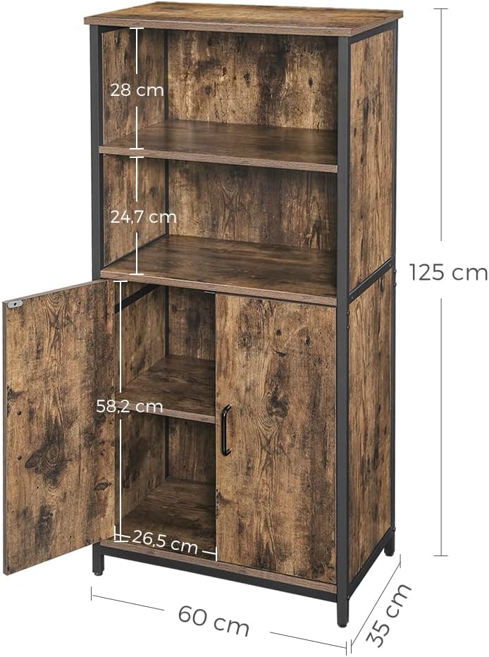 Storage Unit with Adjustable Shelves