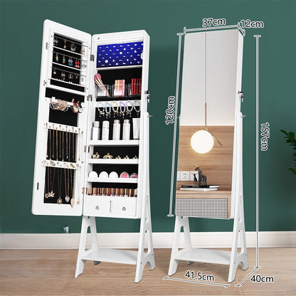 Jewelry Cabinet Full-length Mirror