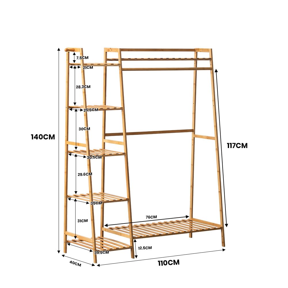 Bamboo Clothes Organizer