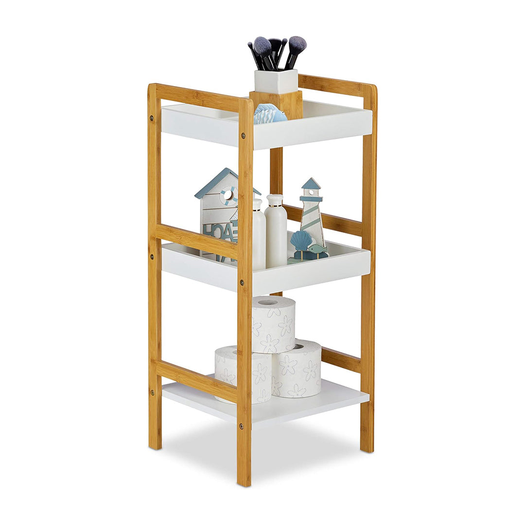 3-Tier Bamboo Shelf Storage