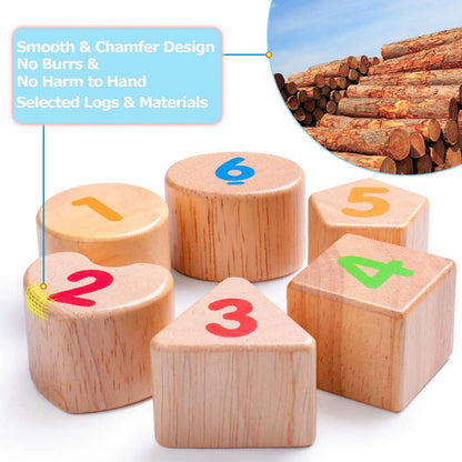 3 in 1 Wooden Educational Set