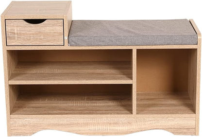 Bench, Shoe Rack with Drawer