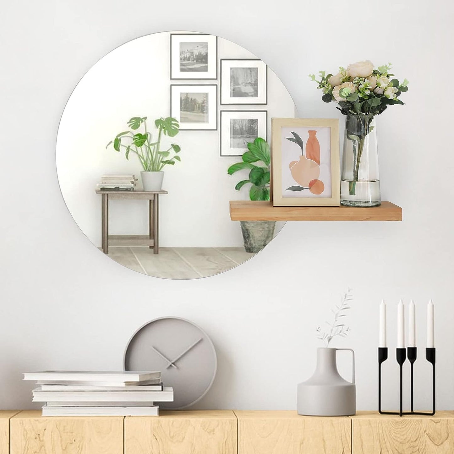 Non-Glass Wall Sticker Mirror