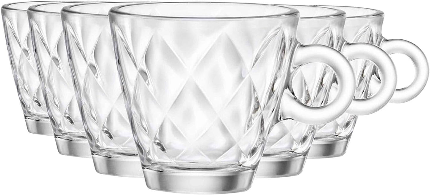 Bormioli Rocco Kaleido Espresso Glasses Set