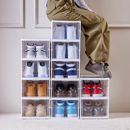 6 Layers Shoes Box Foldable Transparent