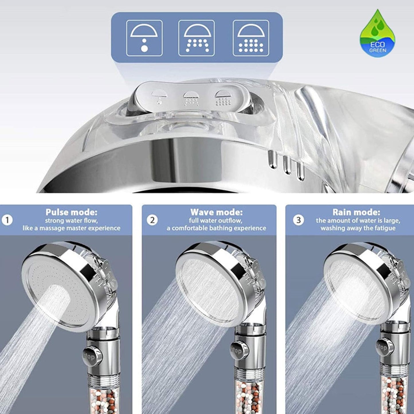 Shower Head Eco Power