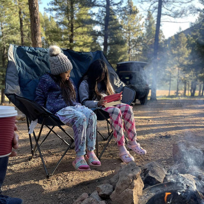 Double Folding Camping Chair