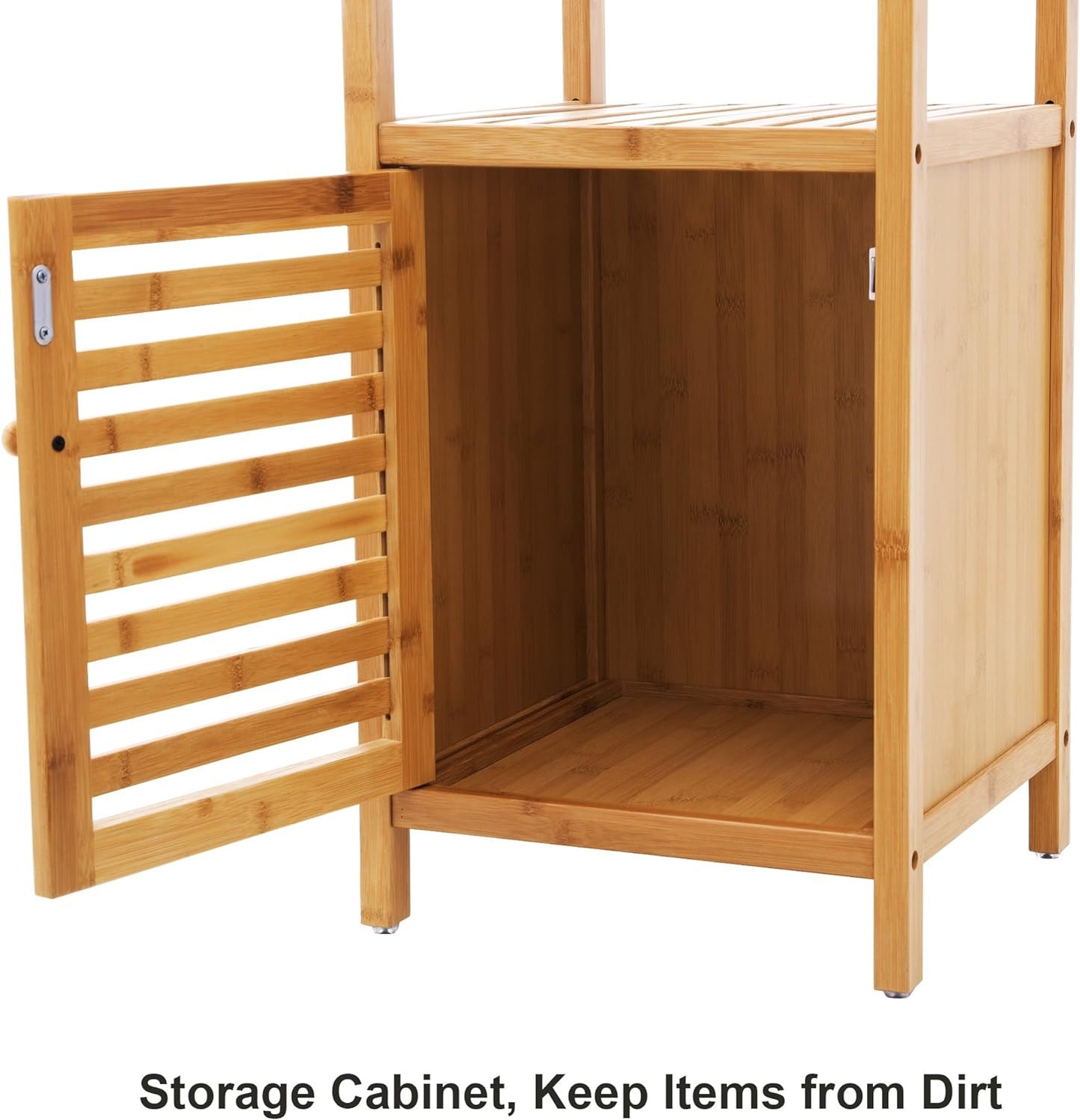 4 Tiers Bamboo Storage Cabinet