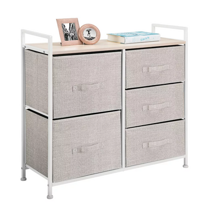 Fabric 5-Drawer Storage Organizer