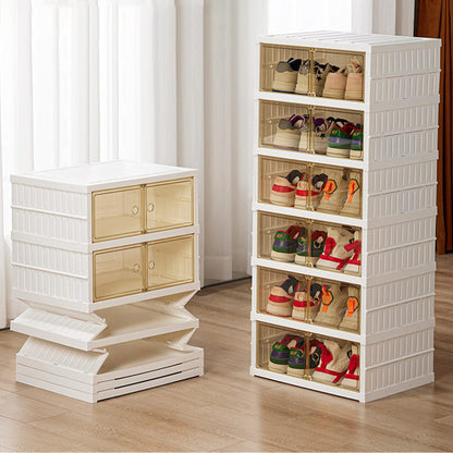 Foldable Shoe Rack Organizer