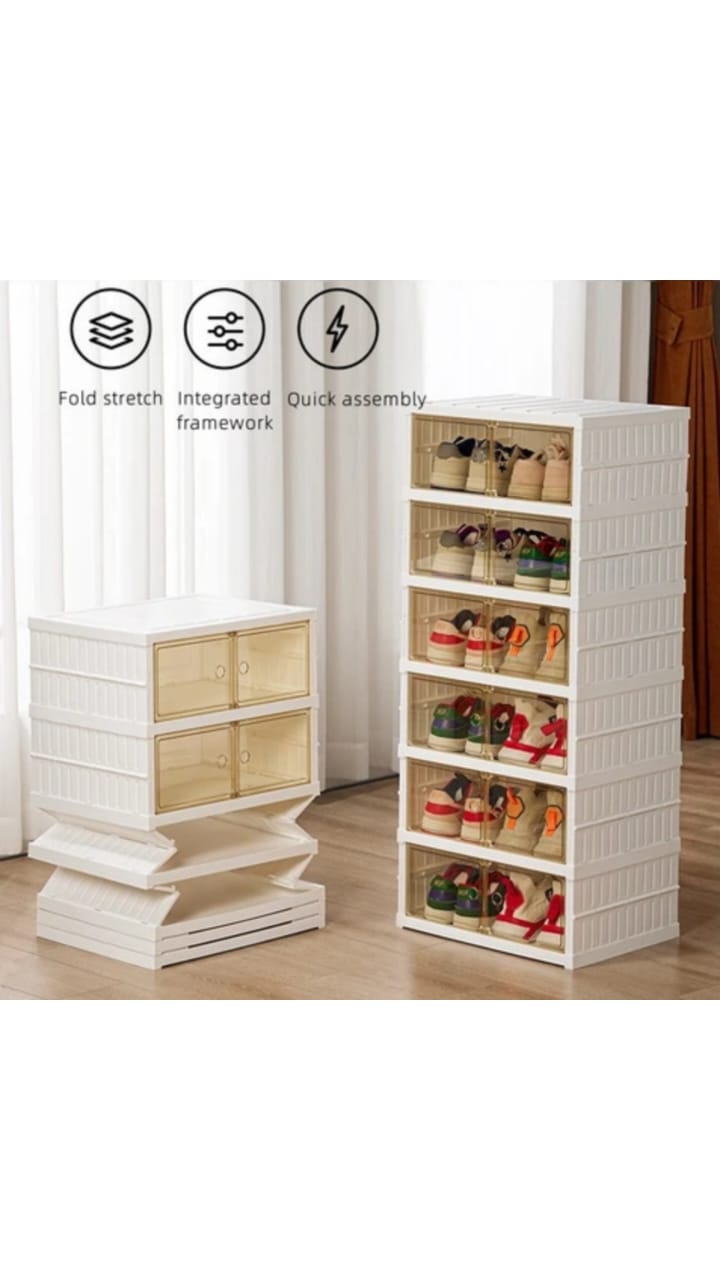 Foldable Shoe Rack Organizer