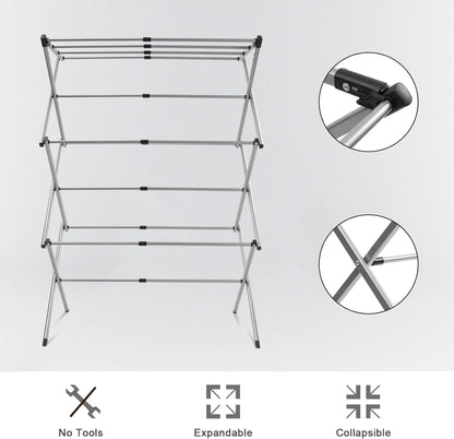 3-Tier Expandable Clothes Dryer