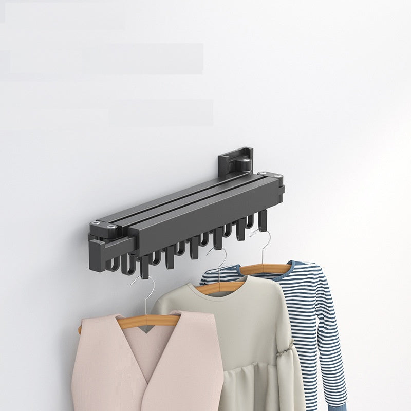 Durable Clothes Drying Rack with Foldable and Retractable