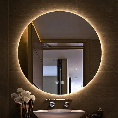 Round LED Lighted Mirror