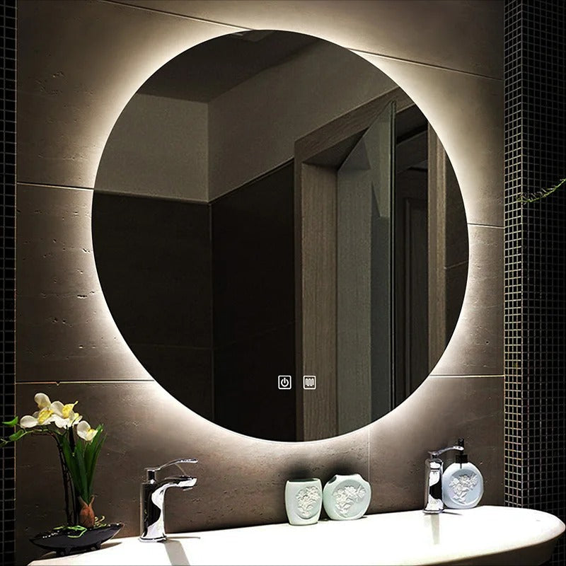Round LED Lighted Mirror