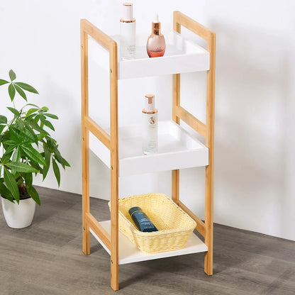 3-Tier Bamboo Shelf Storage