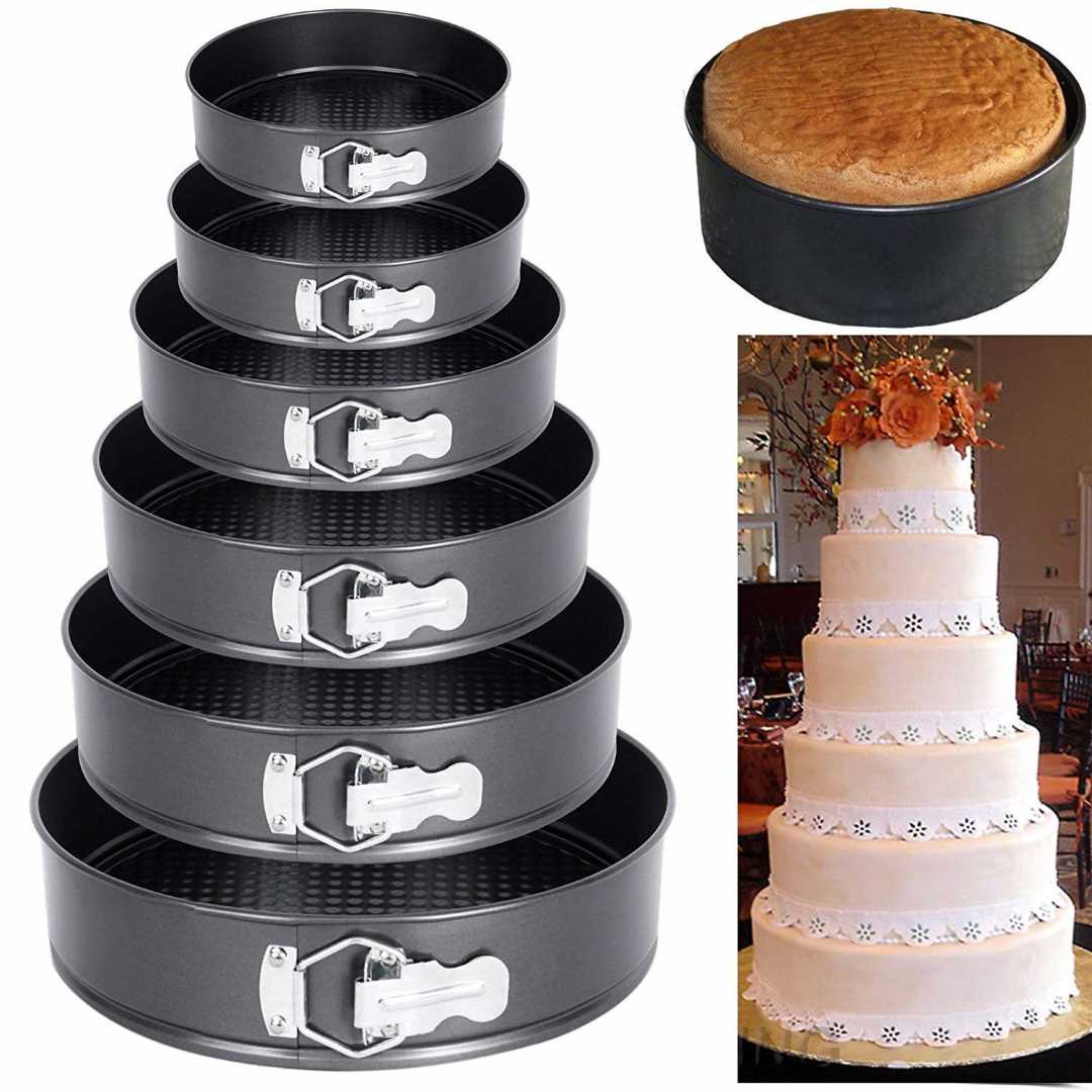 6 Pcs Round Shape Cake Mould