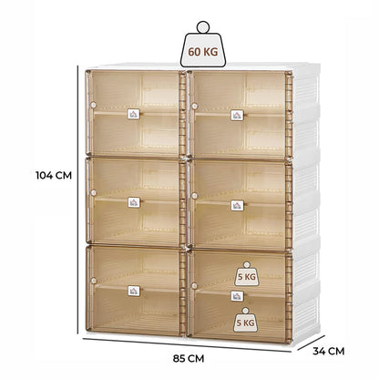 Multi-Size Foldable Storage Boxes